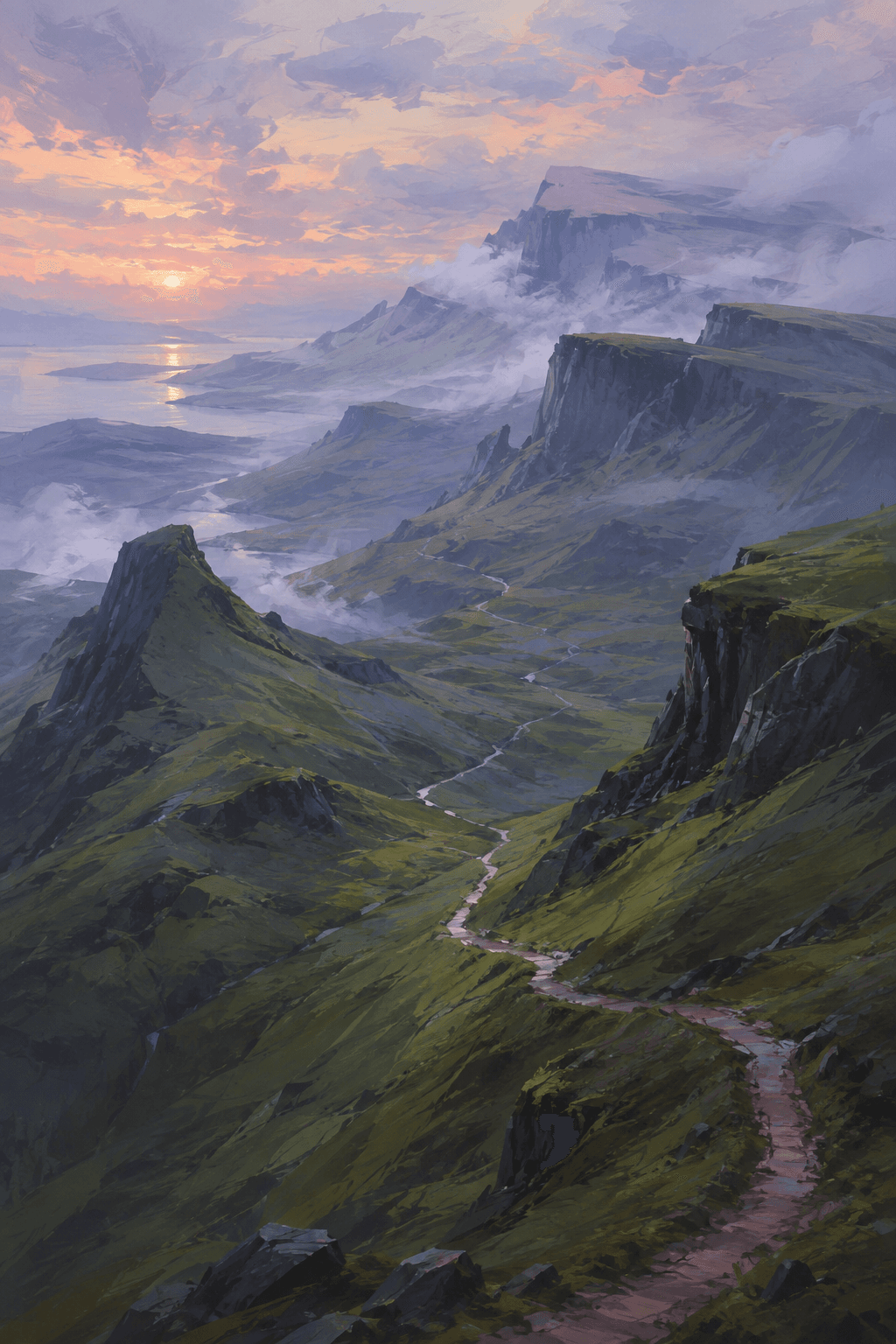 The Long Way North by fictional artist Mara Vale